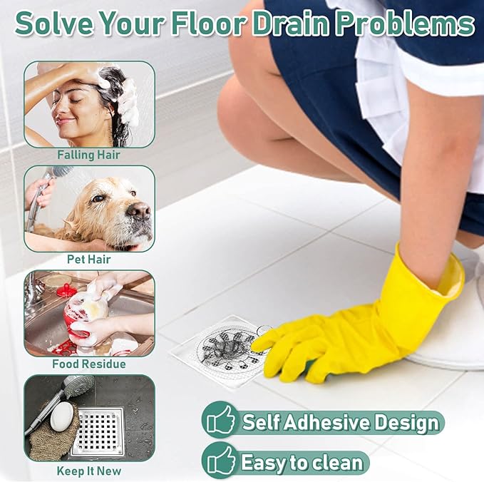 ClogFree™ wegwerpstickers voor doucheafvoeren - 30 stuks | 50% KORTING - Image 3