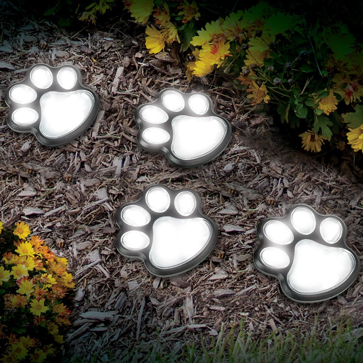 Manova™ Paw Print Lights op zonne-energie | 50% KORTING - Image 3