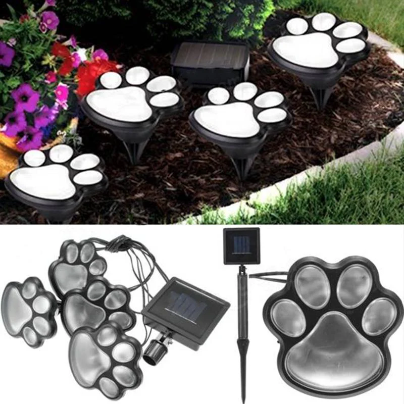 Manova™ Paw Print Lights op zonne-energie | 50% KORTING - Image 4